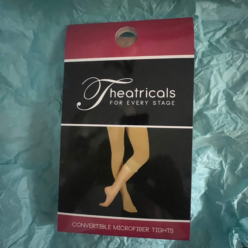 Theatricals Convertible Microfiber Tights Suntan Tan Medium Dancewear Ballet